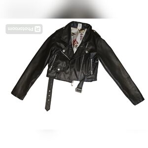 Gwen stefanis Harajuku mini kids collection Faux moto jacket for girl size 10/11